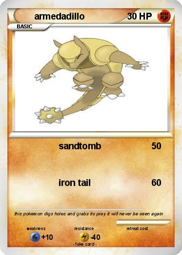 Pokemon armedadillo