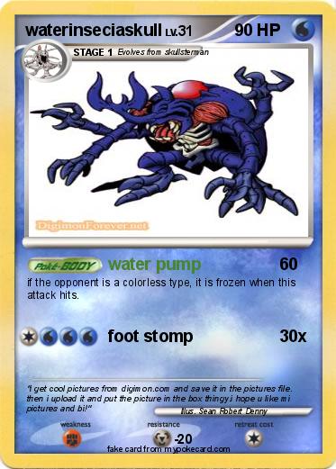 Pokemon waterinseciaskull
