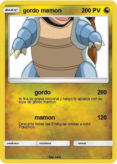 Pokemon gordo mamon