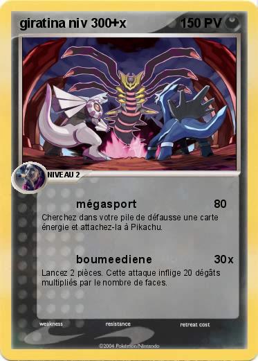 Pokemon giratina niv 300+x