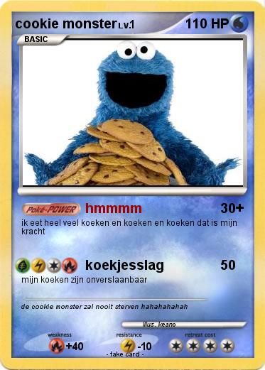 Pokemon cookie monster
