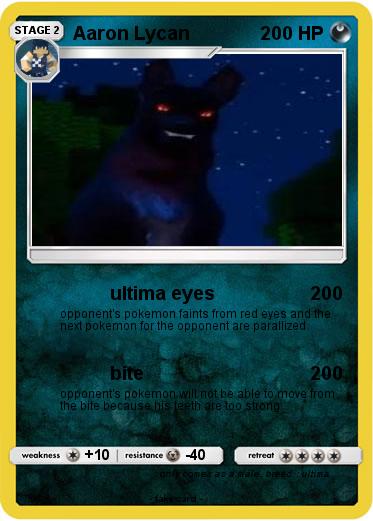 Pokemon Aaron Lycan