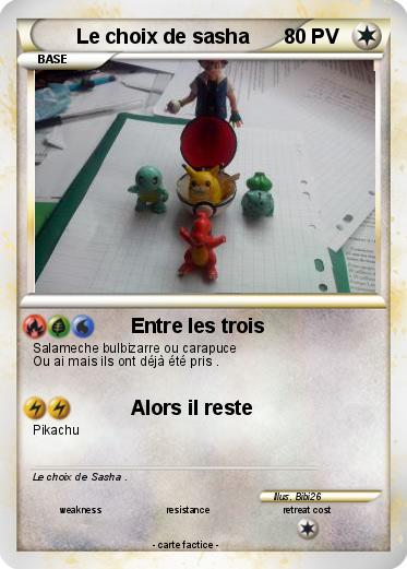 Pokemon Le choix de sasha