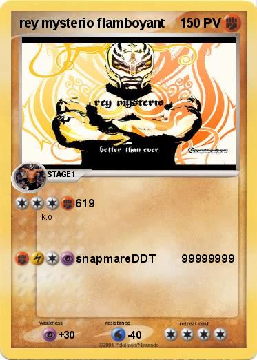 Pokemon rey mysterio flamboyant