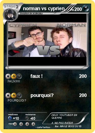 Pokemon norman vs cyprien