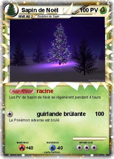 Pokemon Sapin de Noël