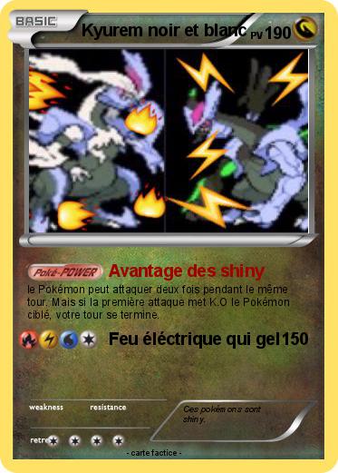 Pokemon Kyurem noir et blanc