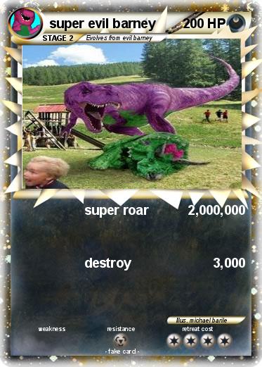 Pokemon super evil barney