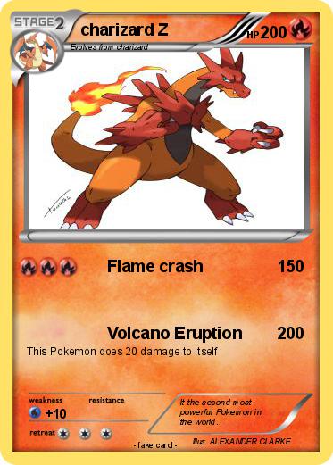 Pokemon charizard Z