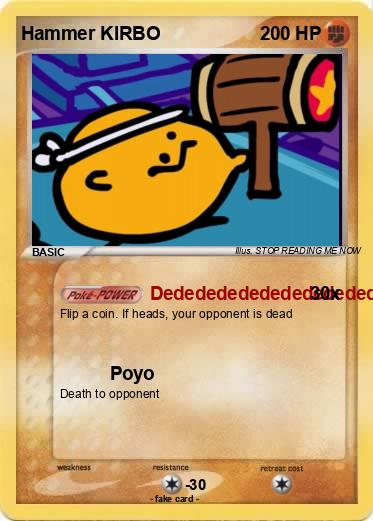Pokemon Hammer KIRBO