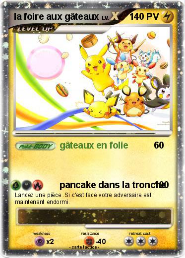 Pokemon la foire aux gâteaux