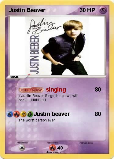Pokemon Justin Beaver