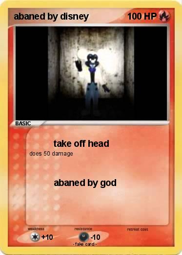 Pokemon abaned by disney