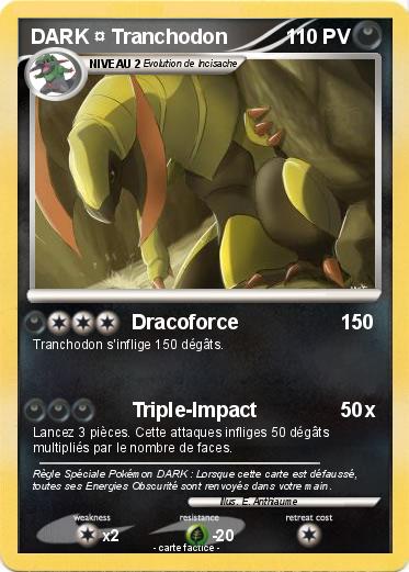 Pokemon DARK ¤ Tranchodon