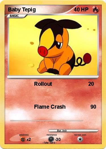 Pokemon Baby Tepig