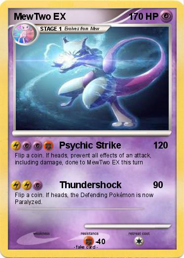 Pokemon MewTwo EX