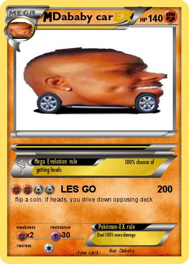 Pokemon Dababy car