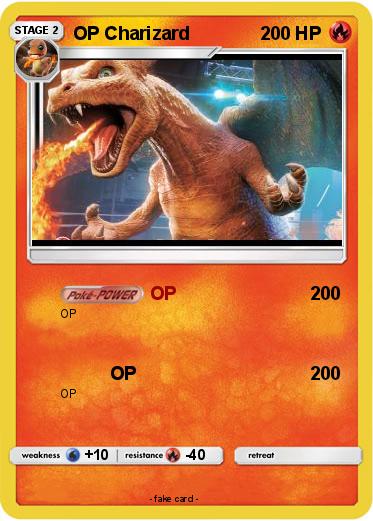 Pokemon OP Charizard