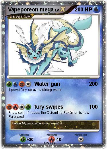 Pokemon Vapeporeon mega
