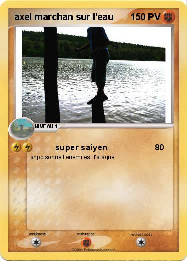 Pokemon axel marchan sur l'eau