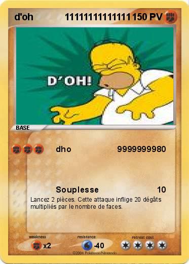 Pokemon d'oh            11111111111111