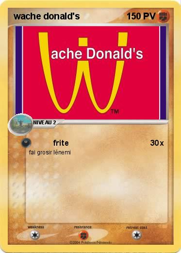 Pokemon wache donald's