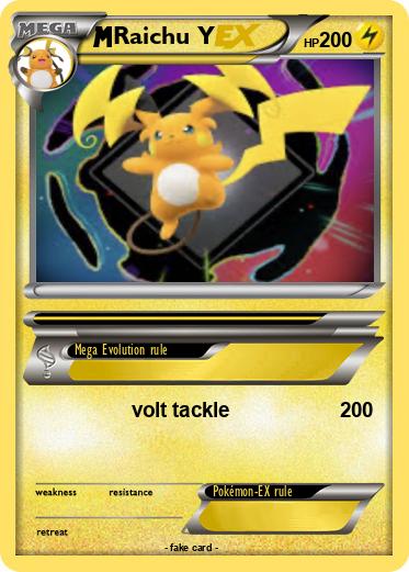 Pokemon Raichu Y