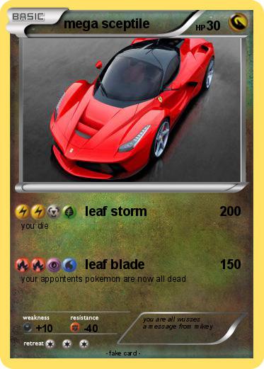 Pokemon mega sceptile