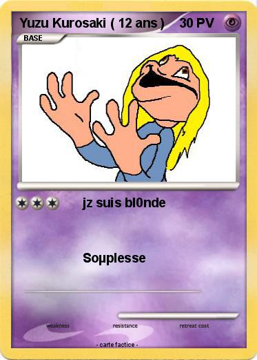 Pokemon Yuzu Kurosaki ( 12 ans )