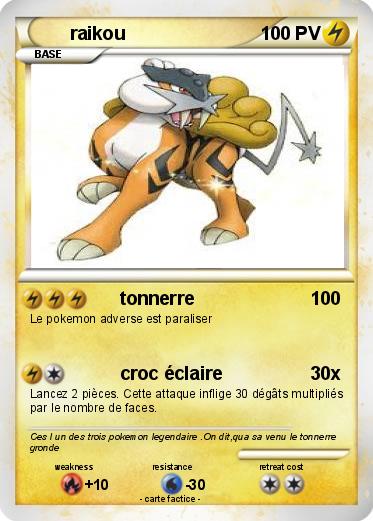 Pokemon raikou