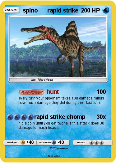 Pokemon spino      rapid strike