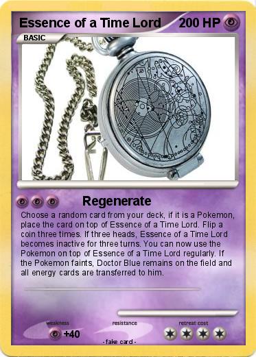Pokemon Essence of a Time Lord