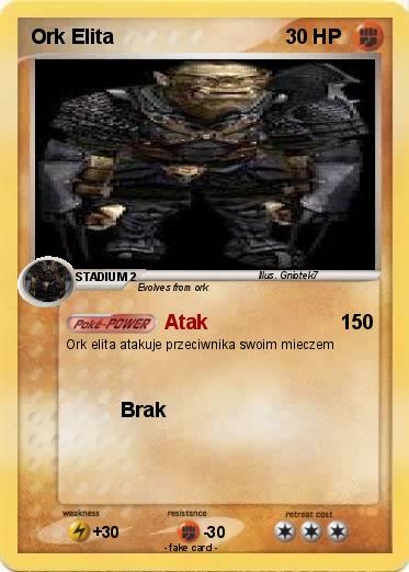 Pokemon Ork Elita