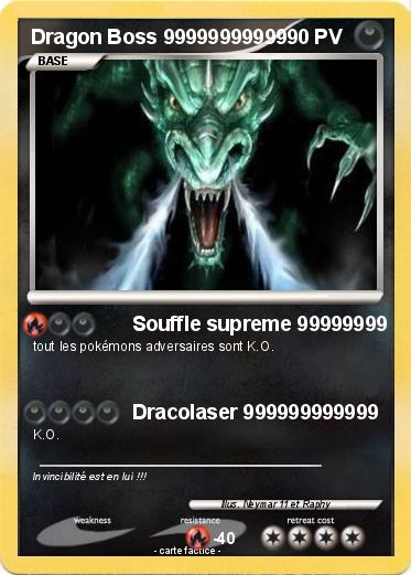 Pokemon Dragon Boss 99999999999