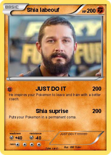 Pokemon Shia labeouf