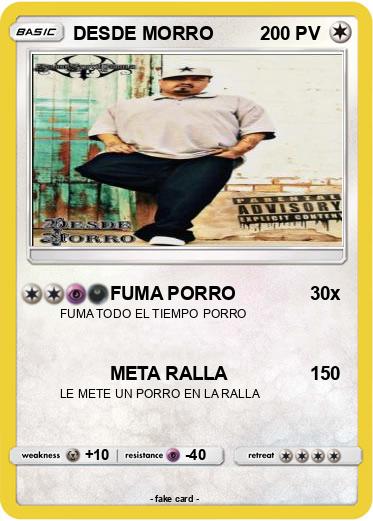 Pokemon DESDE MORRO
