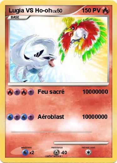 Pokemon Lugia VS Ho-oh