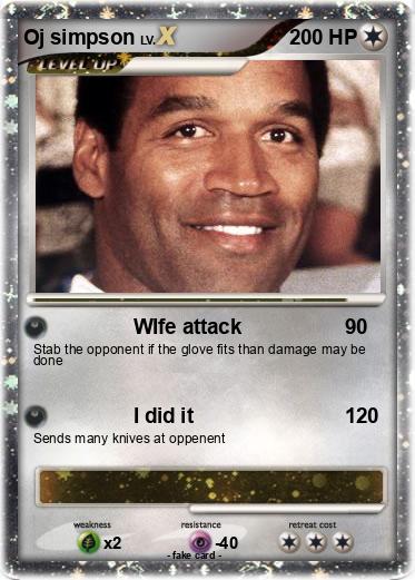 Pokemon Oj simpson