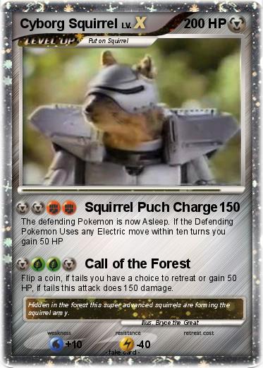 Pokemon Cyborg Squirrel