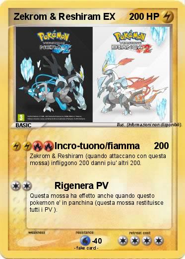 Pokemon Zekrom & Reshiram EX