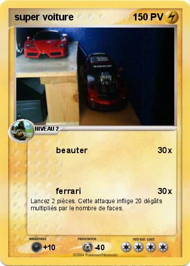 Pokemon super voiture