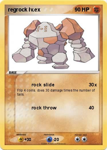 Pokemon regrock lv.ex