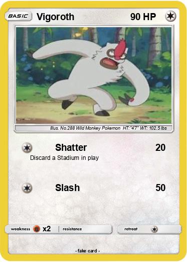 Pokemon Vigoroth