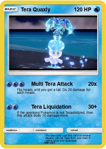 Pokemon Tera Quaxly
