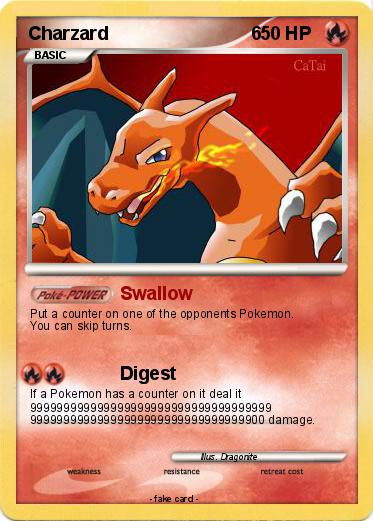 Pokemon Charzard                            6