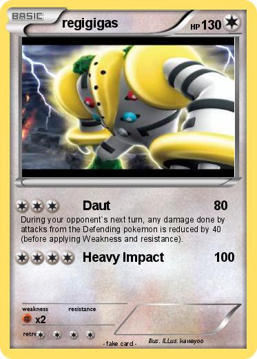 Pokemon regigigas