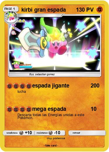 Pokemon kirbi gran espada