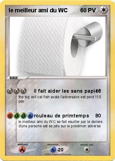 Pokemon le meilleur ami du WC