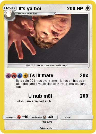 Pokemon It’s ya boi