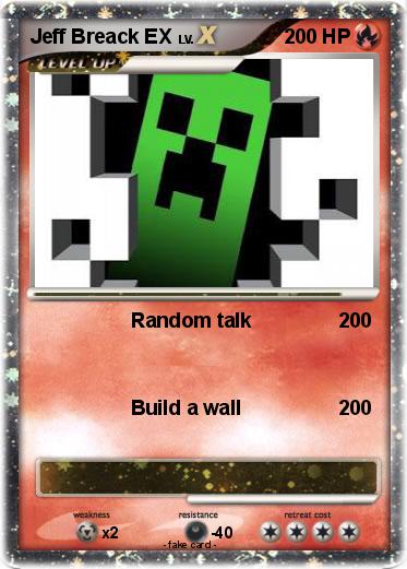 Pokemon Jeff Breack EX